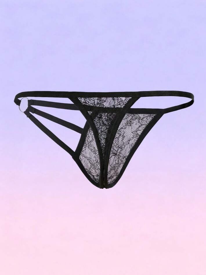 Men's sexy lace hollow out Underwear